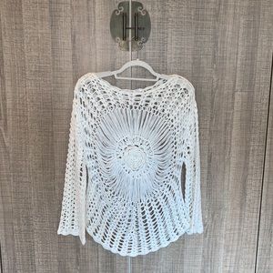 Jessie and‎ Sky Crochet Cover Up Sweater